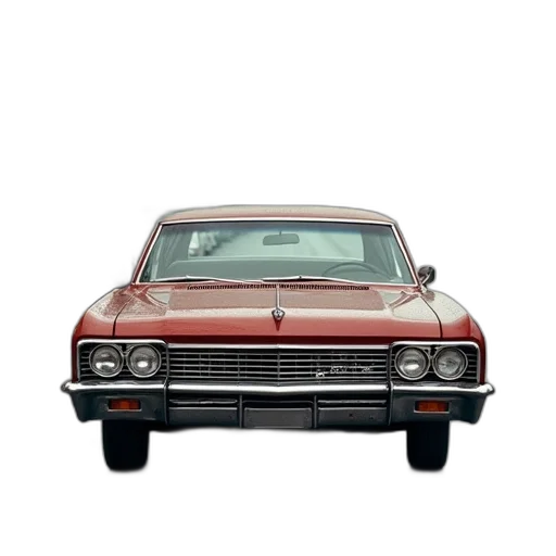 car, photorealistic, 3d render, concept art, pixel art, 1965, chevrolet, caprice transparent PNG cut-out