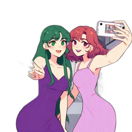 dress, bottle, weapon, staff, anime, cartoon, concept art, vaporwave transparent PNG cut-out