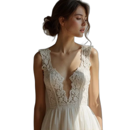 dress, jewelry, crown, photorealistic, monochrome, women, lace, panel transparent PNG cut-out