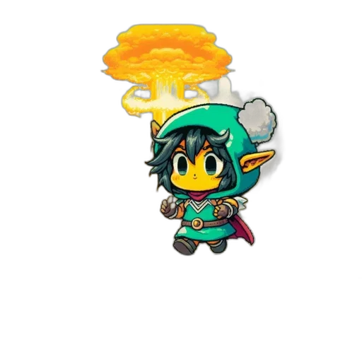 staff, dragon, hat, weapon, pixel art, concept art, 3d render, fantasy art transparent PNG cut-out