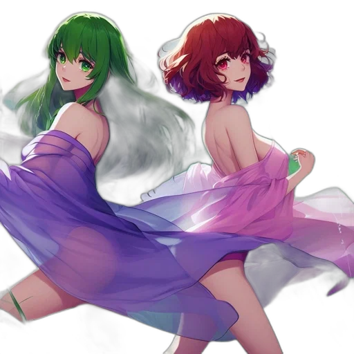 dress, concept art, pixel art, anime, watercolor, outer space, fire, green transparent PNG cut-out