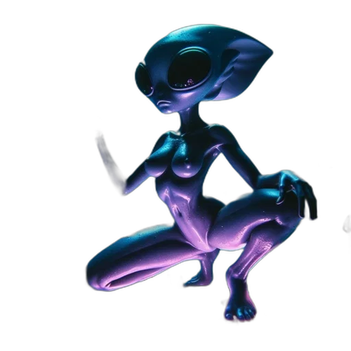robot, creature, staff, dress, concept art, 3d render, vaporwave, pixel art transparent PNG cut-out