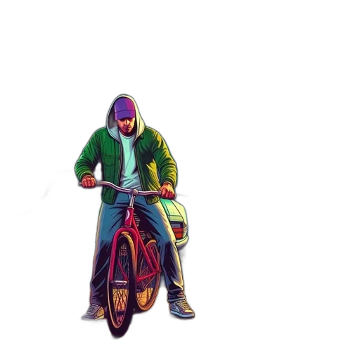 jacket, weapon, umbrella, concept art, pixel art, photorealistic, 3d render, green transparent PNG cut-out