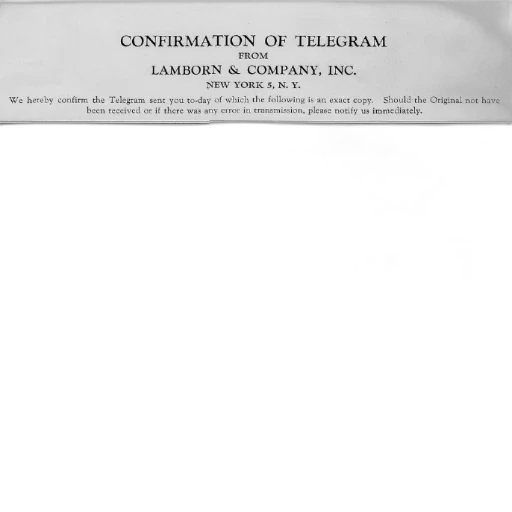 staff, confirmation, telegram, lamborn, company, inc transparent PNG cut-out