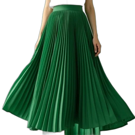 dress, green, earth tones, pleated, skirt transparent PNG cut-out
