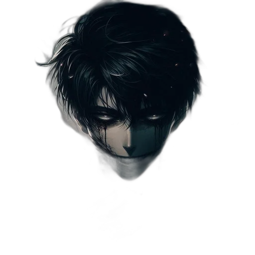 mask, face, creature, hair, photorealistic, watercolor, oil painting, concept art transparent PNG cut-out