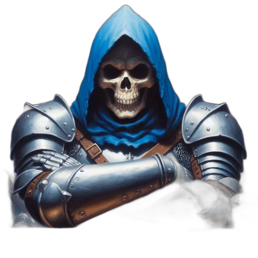 mask, staff, jewelry, jacket, concept art, fantasy art, 3d render, pixel art transparent PNG cut-out