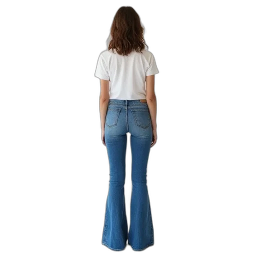 jacket, person, standing, their, back, camera, wearing, white transparent PNG cut-out
