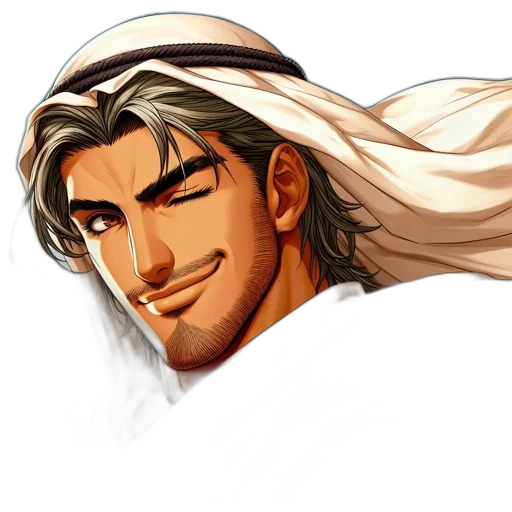 hair, face, crown, mask, anime, fantasy art, pixel art, photorealistic transparent PNG cut-out