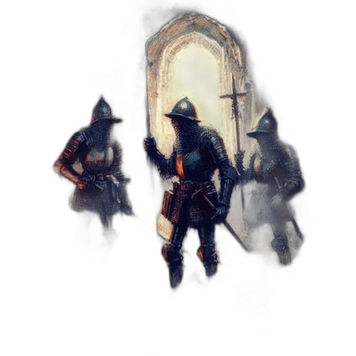 staff, mask, sword, hat, concept art, fantasy art, watercolor, pixel art transparent PNG cut-out