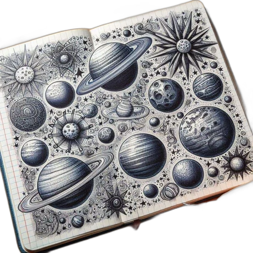 jewelry, pencil sketch, photorealistic, concept art, fantasy art, outer space, detailed, sketches transparent PNG cut-out