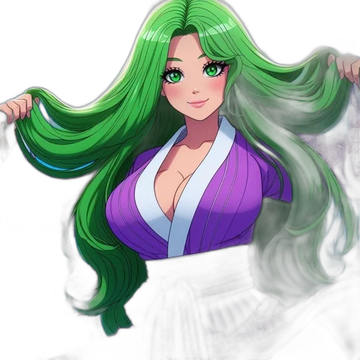 dress, anime, fantasy art, pixel art, concept art, green, pastel, monochrome transparent PNG cut-out