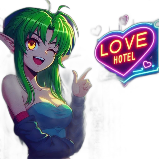 vaporwave, pixel art, concept art, cyberpunk, neon lights, neon, green, colorful transparent PNG cut-out