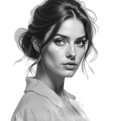 face, dress, crown, hair transparent PNG cut-out