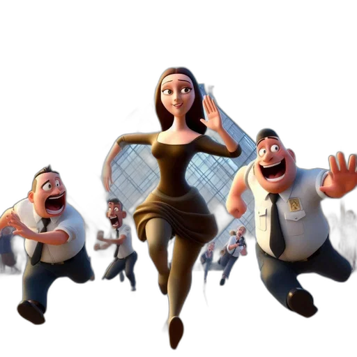 staff, dress, concept art, 3d render, cartoon, fantasy art, city street, fire transparent PNG cut-out