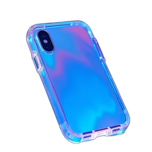 bottle, dress, vaporwave, 3d render, cyberpunk, blue, pastel, aura transparent PNG cut-out