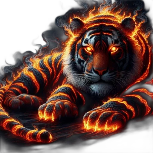 animal, dragon, creature, fantasy art, photorealistic, concept art, pixel art, fire transparent PNG cut-out
