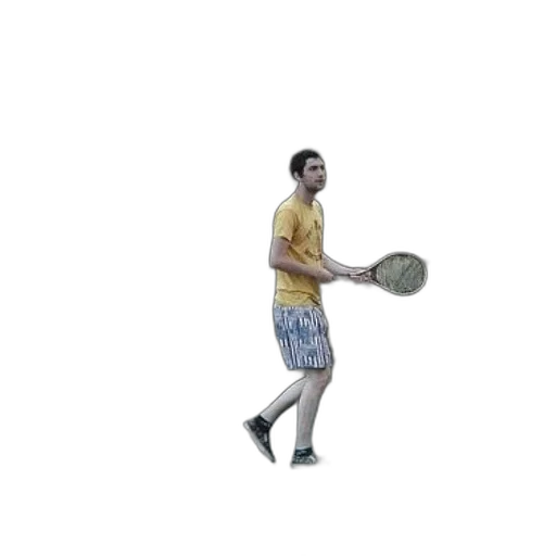 staff, 3d render, pixel art, photorealistic, concept art, man, yellow, shirt transparent PNG cut-out