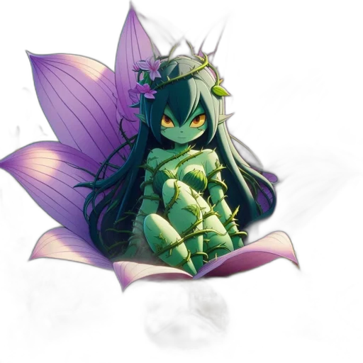 dragon, creature, crown, fantasy art, concept art, pixel art, anime, green transparent PNG cut-out