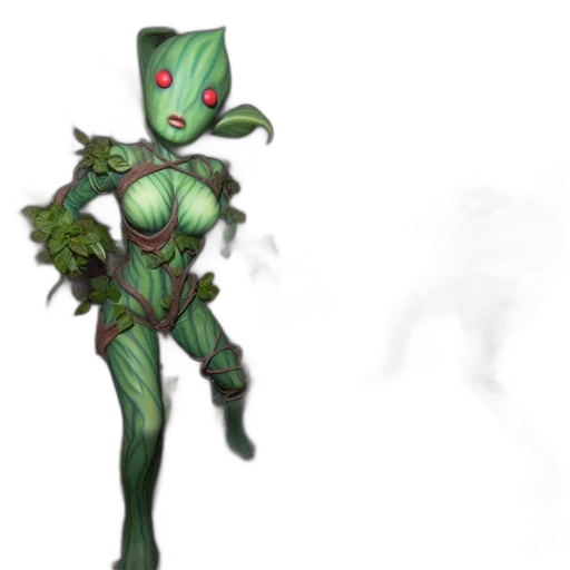 staff, creature, mask, concept art, fantasy art, 3d render, pixel art, outer space transparent PNG cut-out