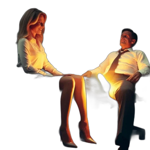 furniture, staff, concept art, pixel art, comic book art, fire, neon lights, sunset transparent PNG cut-out