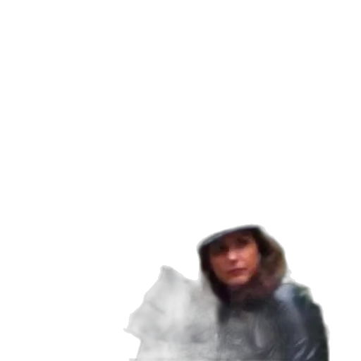 jacket, hat, face, staff transparent PNG cut-out