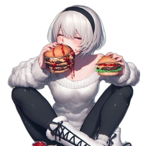 food, robot, creature, animal, pixel art, concept art, anime, fantasy art transparent PNG cut-out