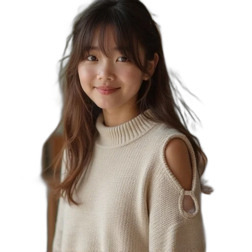 jacket, dress, face, staff transparent PNG cut-out