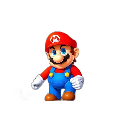 animal, hat, weapon, robot, 3d render, pixel art, concept art, photorealistic transparent PNG cut-out