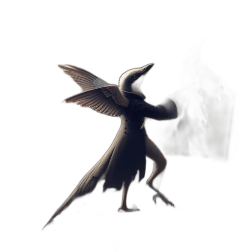 dragon, creature, staff, animal, concept art, fantasy art, pixel art, 3d render transparent PNG cut-out