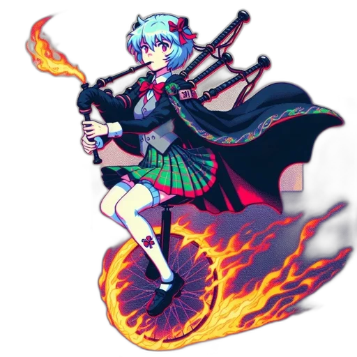 staff, weapon, dragon, sword, pixel art, anime, concept art, vaporwave transparent PNG cut-out