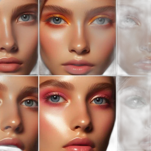 face, photorealistic, 3d render, concept art, fantasy art, pastel, earth tones, colorful transparent PNG cut-out
