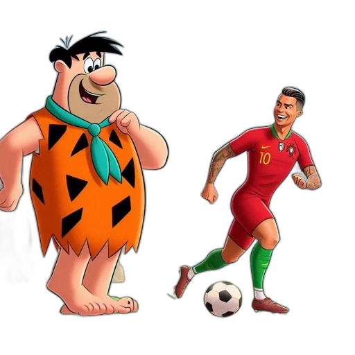 cartoon, concept art, 3d render, two, iconic, characters, animated, orange transparent PNG cut-out