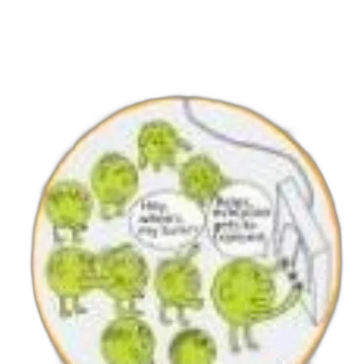 tree, crown, concept art, forest, green, cartoon, illustration, humorously transparent PNG cut-out
