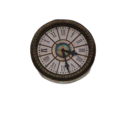 jewelry, staff, umbrella, weapon, 3d render, earth tones, large, clock transparent PNG cut-out