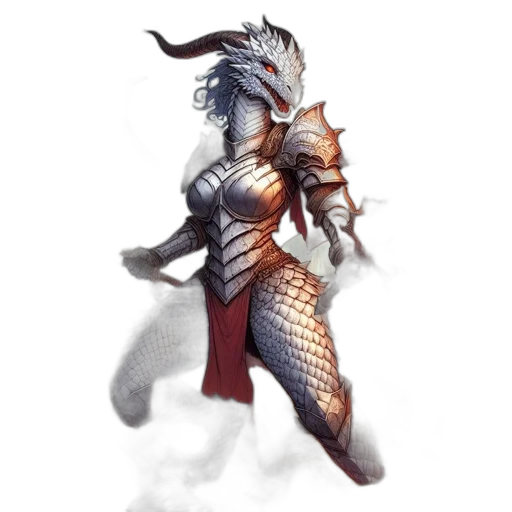 dragon, sword, creature, staff, concept art, fantasy art, pixel art, comic book art transparent PNG cut-out