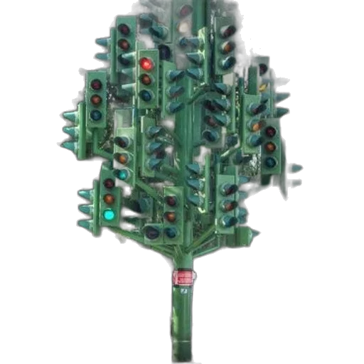 robot, tree, crown, staff, 3d render, concept art, cyberpunk, pixel art transparent PNG cut-out