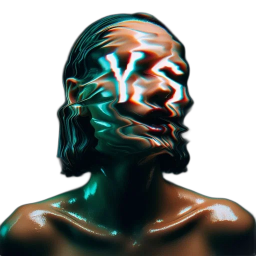 mask, face, cyberpunk, 3d render, concept art, photorealistic, neon lights, neon transparent PNG cut-out