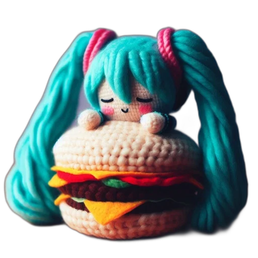 food, creature, robot, animal, 3d render, pixel art, vaporwave, concept art transparent PNG cut-out