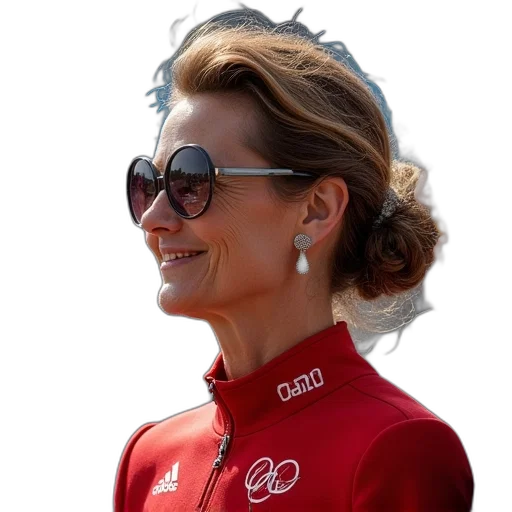 staff, jacket, jewelry, face, red, queen, silvia, asturias transparent PNG cut-out
