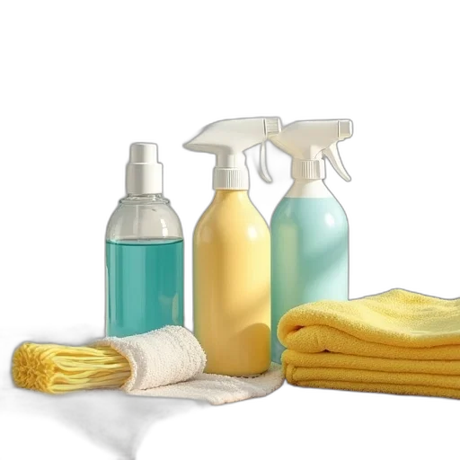 bottle, group, cleaning, items transparent PNG cut-out