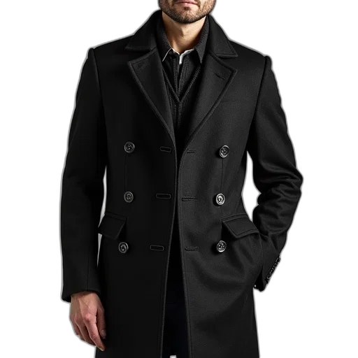 jacket, dark, monochrome, adb transparent PNG cut-out