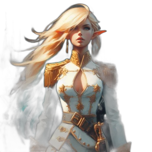 dress, staff, crown, sword, fantasy art, concept art, pixel art, comic book art transparent PNG cut-out