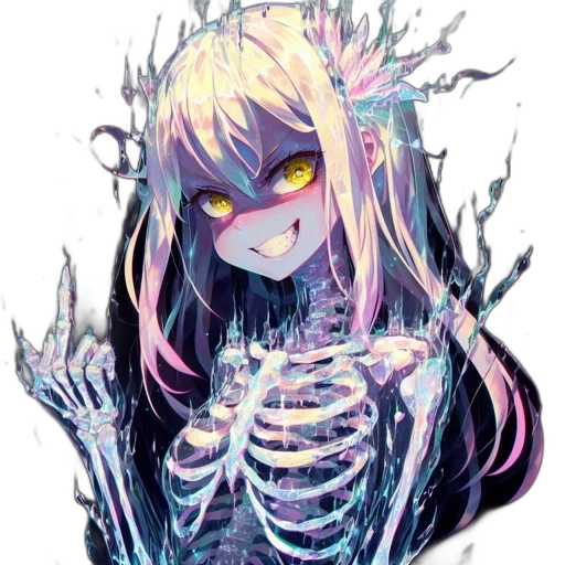 creature, mask, crown, face, pixel art, anime, concept art, vaporwave transparent PNG cut-out