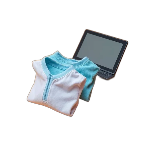jacket, dress, staff, jewelry, vaporwave, pastel, blue, monochrome transparent PNG cut-out