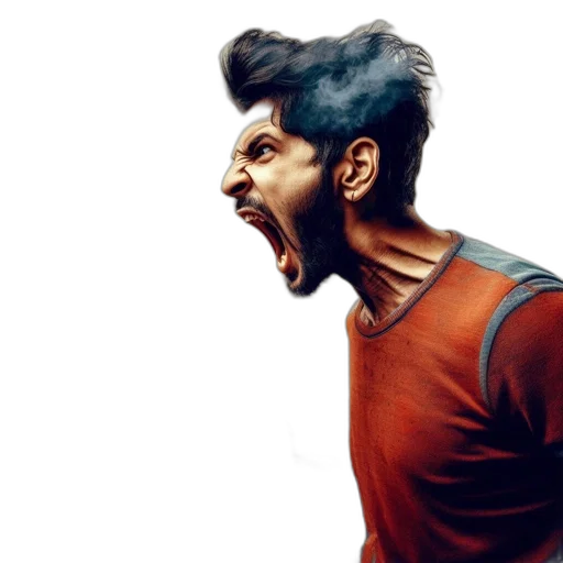 hair, face, creature, animal, photorealistic, concept art, watercolor, comic book art transparent PNG cut-out
