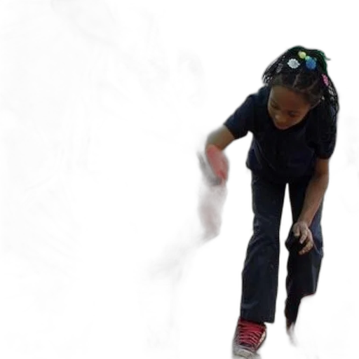 staff, 3d render, outer space, underwater, children, playing, bucket, paint transparent PNG cut-out