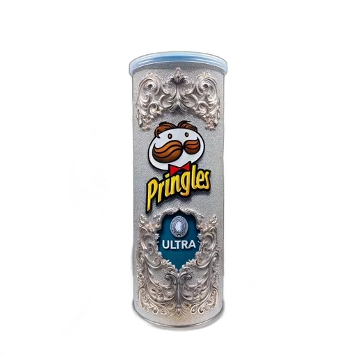 food, bottle, 3d render, elaborate, pringles, can, featuring, giant transparent PNG cut-out