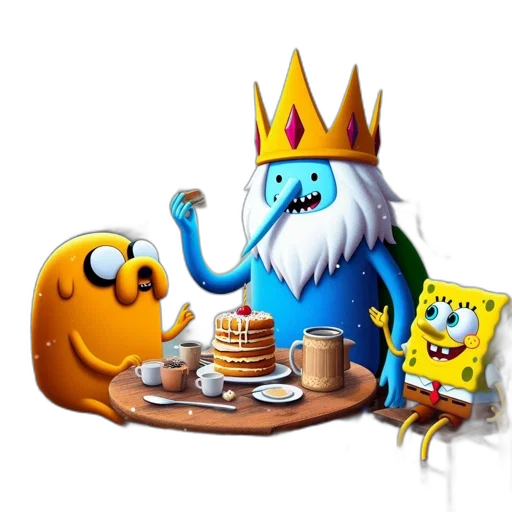 crown, food, concept art, 3d render, fantasy art, pixel art, old, town transparent PNG cut-out
