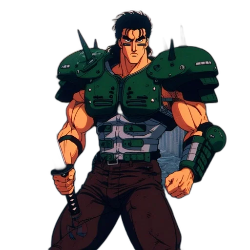 weapon, comic book art, pixel art, concept art, cartoon, green, animated, figure transparent PNG cut-out